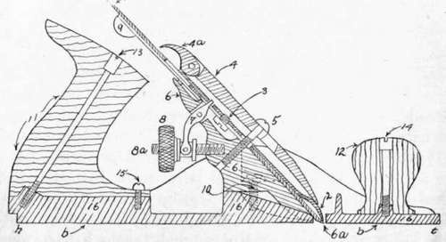 Fig. 22.   Section of Iron Plane.