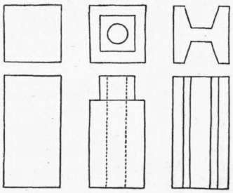 Fig. 75.   Two view Working Drawing.