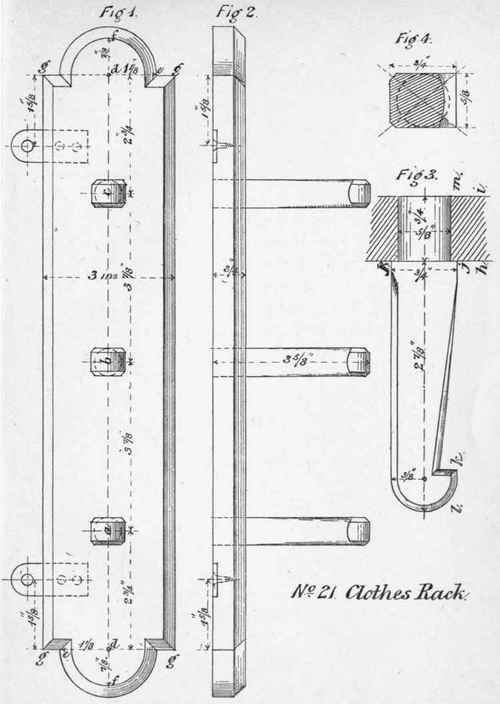 No 21 Hanging Pegs Or Rack 14