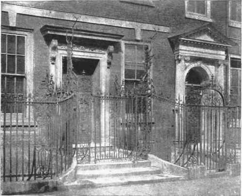 Fig. 2. Ironwork at No. 44 Great Ormond Street, Bloomsbury (1708).