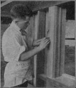 Fig. 113. Using Siding Stick