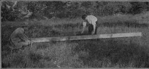 Fig. 6. Leveling with Straight edge