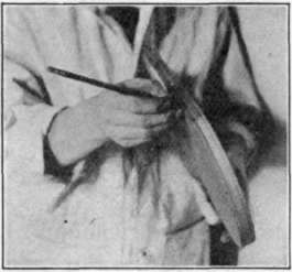 Fig. 112. Gaging Chamfers for Curved Edge