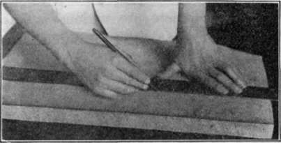 Fig. 13. Marking Width with Straight edge