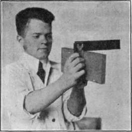 Fig. 16. Testing Edge for Squareness