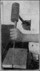 Fig. 25. Effect of Chiseling Along the Grain