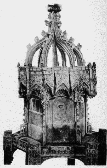 XIII.   Font Canopy   Trunch Church, Norfolk.