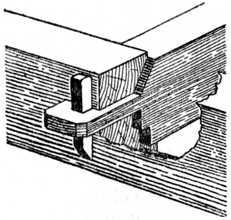 Fig. 153.   Wedged Tusk Tenon.