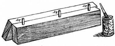 Fig. 199.   Dowelled Joint ready for Glueing.