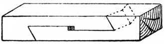 Fig. 216.   Scarf Joint with Vee'd ends.