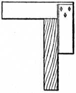 Fig. 22. Use of the Try square for Testing Edge.