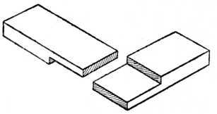 Fig. 29. Halved Corner Joint.