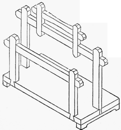 Isometric projection with one arm removed.