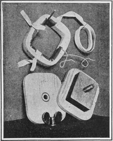 Coil winding form and partly taped coil