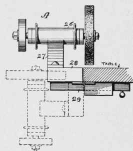 Hinged mounting of the tool grinder