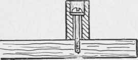 How the battens are secured to drawing board