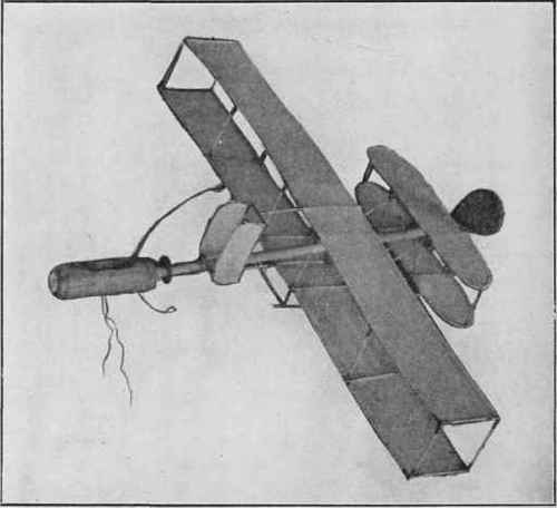 The toy Wright biplane