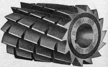 Fig. 206. Spiral Cutter with Nicked Teeth for Heavy Cuts
