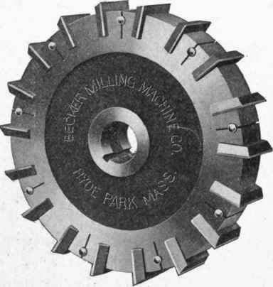 Fig. 211. Cutter with Inserted Teeth