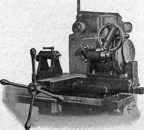 Fig. 241. Cam Cutting Attachment for Milling Machine