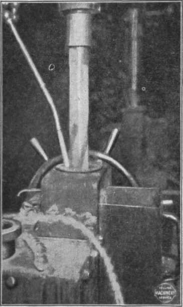 Fig. 374. Drilling Operation Showing How