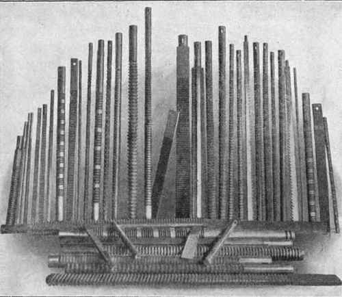 Fig. 3G6. Typical Broaches Courtesy of LaPointe Machine Tool Company, Hudson, Massachusetts