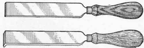 Fig. 5S. Straight and Bent Hand Scrapers
