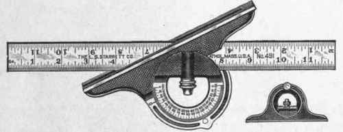 Fig. 9. Protractor Courtesy of L. S. Starrett Company, Athol, Massachusetts