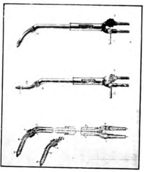 Flame is of medium length