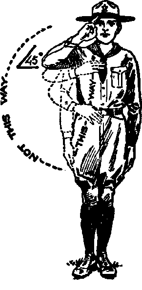 THE SCOUT SALUTE