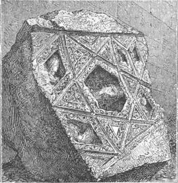 Piece of Ceiling (fallen) in Temple of Jupiter, Baalbek.