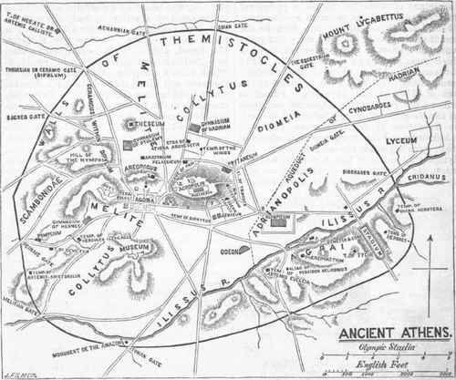 Plan of Ancient Athens