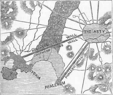 Plan of Athens and the Port Towns.