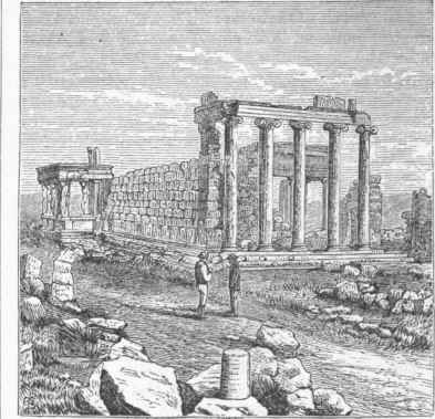 Ruins of the Erechtheum.