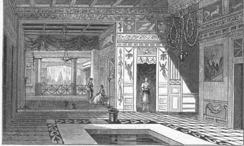 Interior of the House of the Tragic Poet (restored).