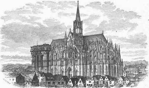 Cologne Cathedral in its present condition.