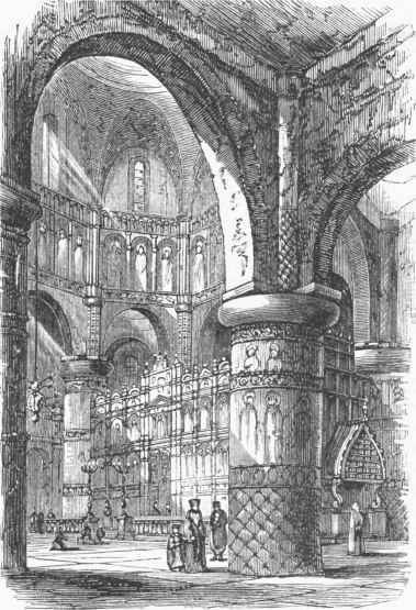 Interior of Church of the Holy Trinity at Kostroma.