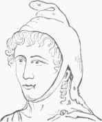 Phrygian Mitra. from a Pompeiian Painting.