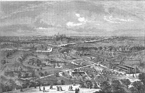 Agricultural Hall. Horticultural Hall. Memorial Hall or Art Gallery. Main Exhibition Building. Machinery Building.