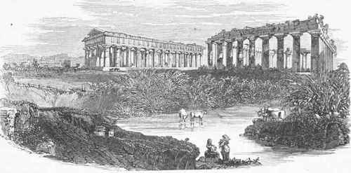 Ruined Temples at Paestum.