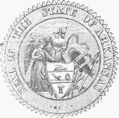 State Seal of Arkansas.