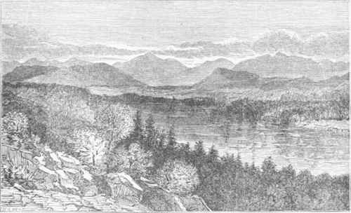 The Adirondacks from Placid Lake.