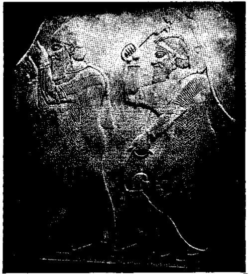 Sculptured relief of the reign of Assur nazir pal.