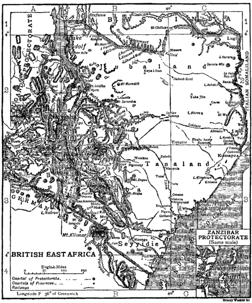 British East Africa.