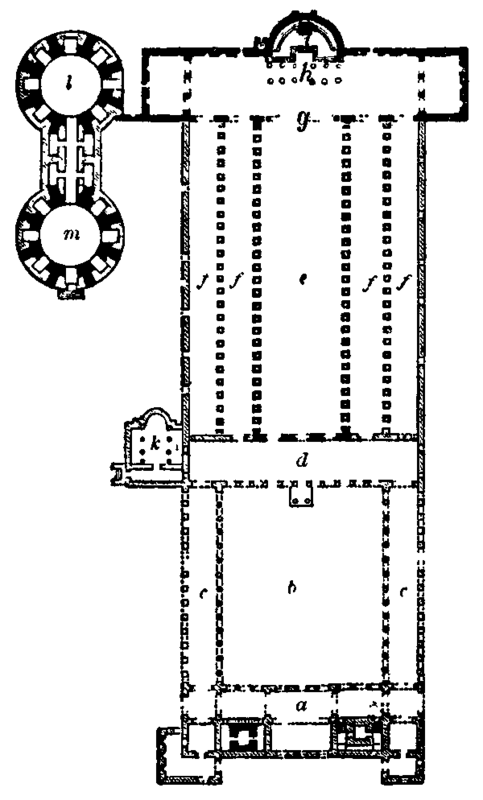 Fig. 10. Ground Plan of the original St Peter's.