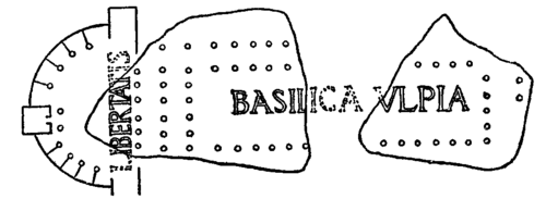 Fig. 3. Plan of Basilica Ulpia.