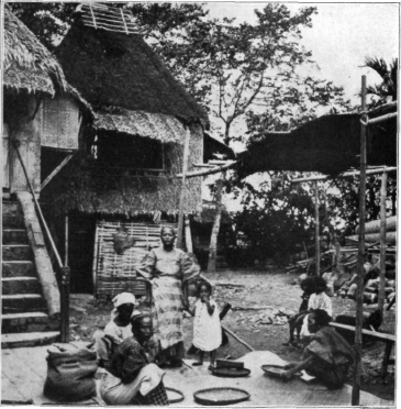 Natives In Philippines Winnowing Rice By Hand