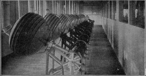 A Battery of sugar Coating Machines