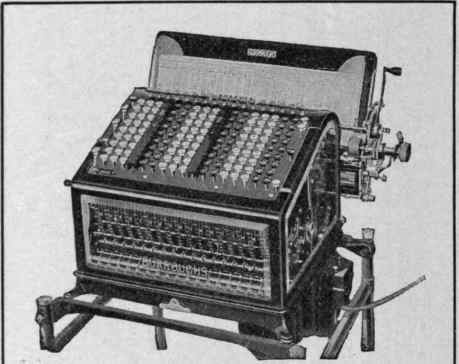 A Modern Bookkeeping Machine, Used for Ledger Posting and Statement Making