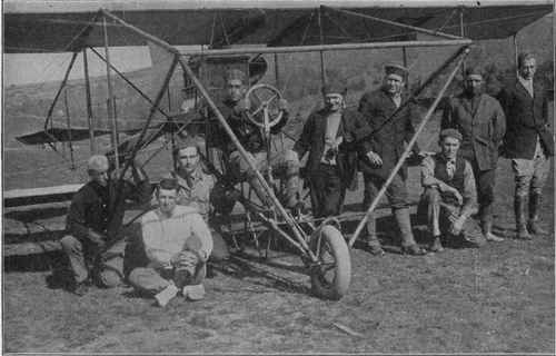 A  Pusher  of Several Years Ago, With Many of the More Prominent Air men